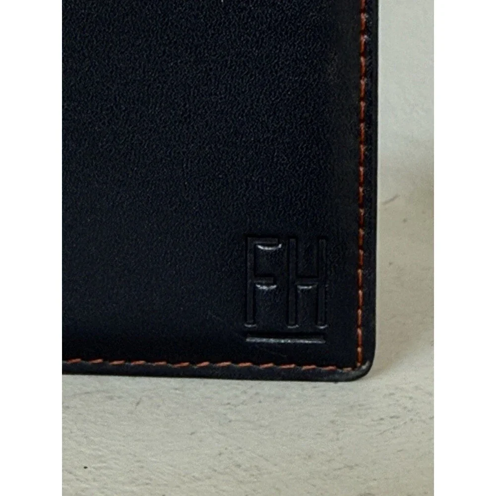 Forrest and Harold Minimalist Slim Leather Wallet and Money Clip